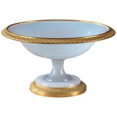 Early 19th Century Ormolu-Mounted White Opaline Restauration Cup