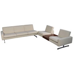 Retro Rolf Benz 1st Edition Pluraform Sofa with Rosewood Coffee Tables, 1964