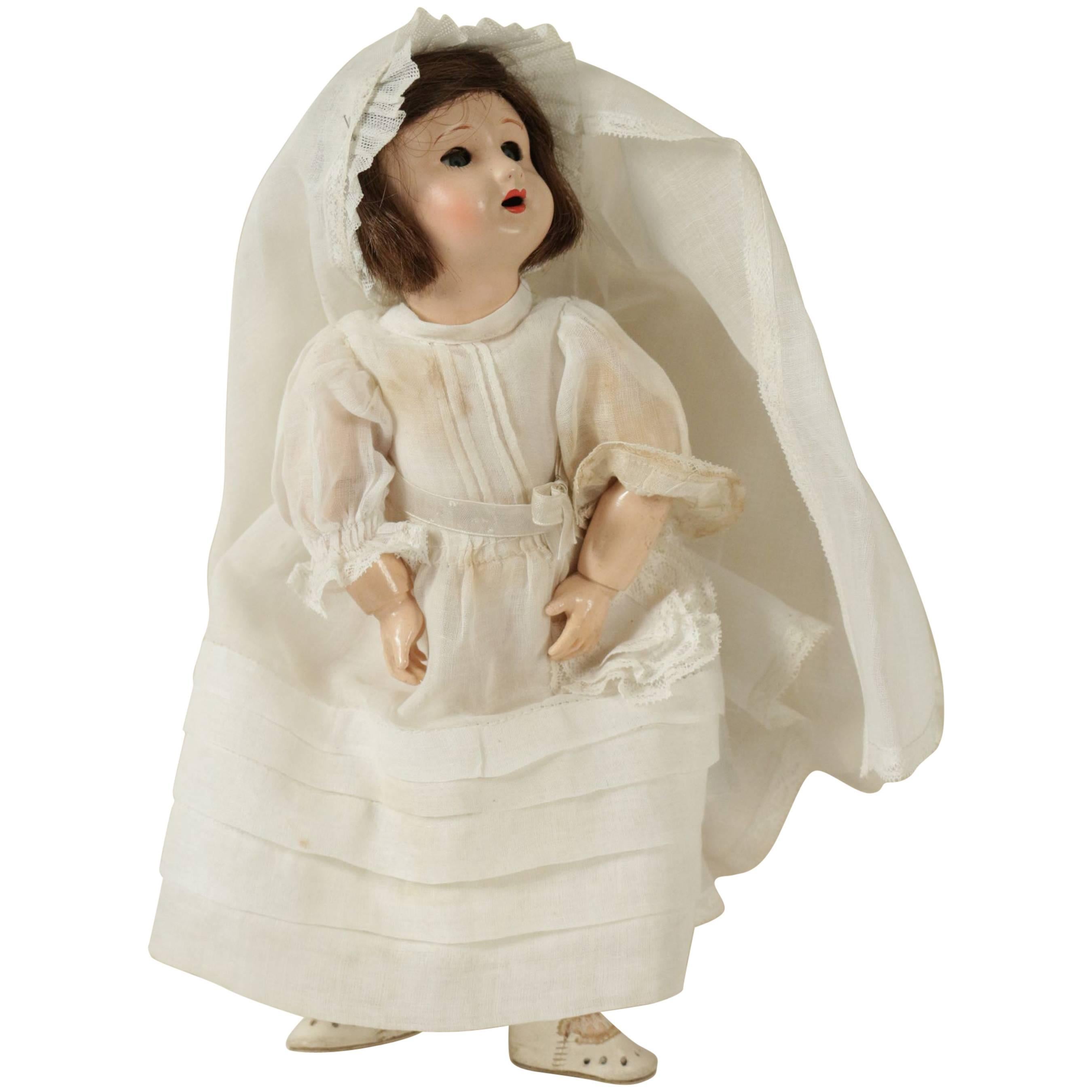 Doll from the Beginning of the 20th Century Dressed for Sunday