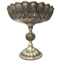 19th Century Iranian Solid Silver by the Great Master Parvarish