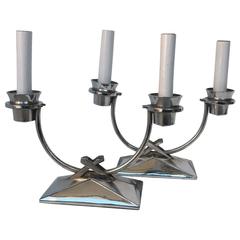 Pair of Art Deco Table Lamps 11