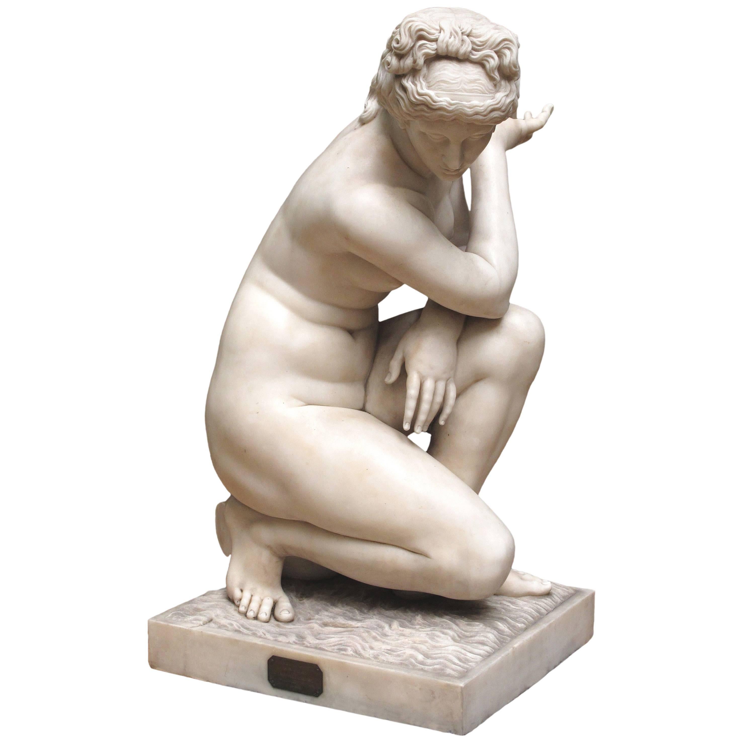 Crouching Venus Given by the City of Florence to the Duke of Ragusa For Sale