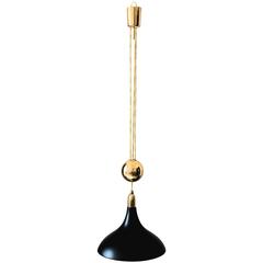 Adjustable Pendant Designed by J. T. Kalmar, Vienna, 1950 12