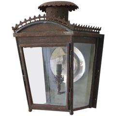 Original 19th Century Tole Wall Lantern