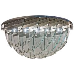 Ceiling Light by Ernest Krejza and Milos Kramolis, Czech, circa 1960 2