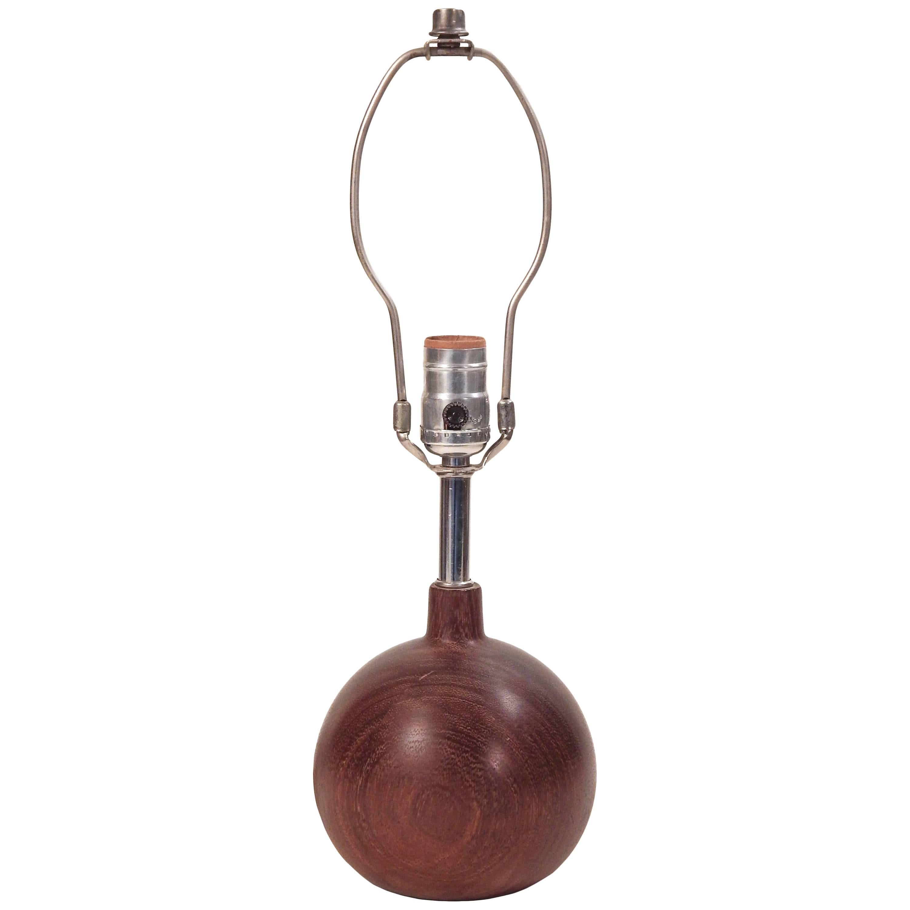 Small Mid-Century Danish Lamp For Sale
