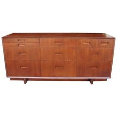 Retro Frank Lloyd Wright 11-Drawer Taliesin Cabinet/Dresser