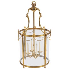 Regency Style Brass Hall Lantern