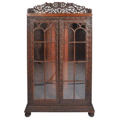 Colonial 19th Century Anglo-Indian Bookcase