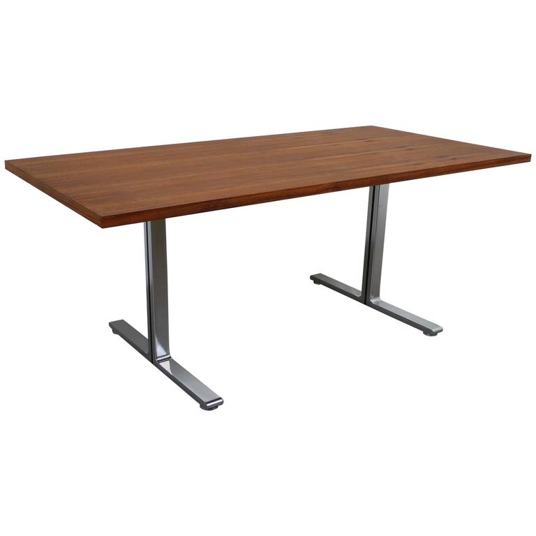 Alpha Walnut Table By Walter Knoll Germany 1970s At 1stdibs Alpha Walnut Table By Walter Knoll Germany 1970s For