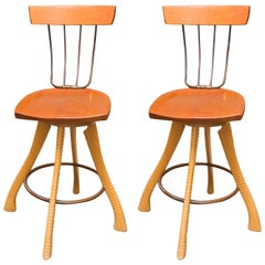 Brad Smith Ax & Pitchfork Counter Chairs