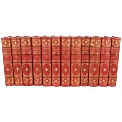 Rare Limited Edition of 24 Volumes of the Works of Theophile Gautier in English