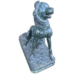 Italian Marble Sculpture of a Dog 10