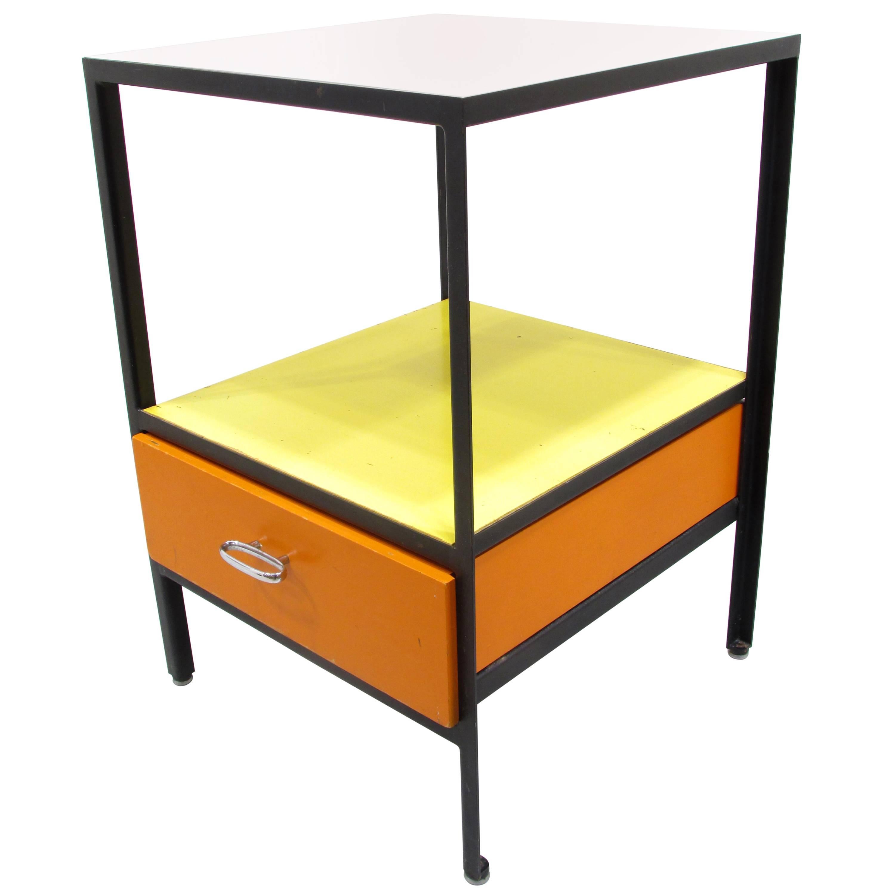 George Nelson Steel Frame Side Table