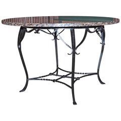 Granite Top Round Dining Table