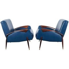 Vintage Brazilian Rosewood Lounge Chairs by Scapinelli 10