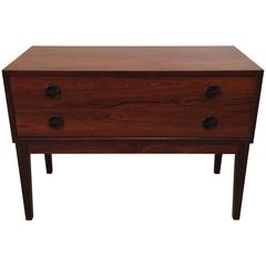 Petite Danish Modern Rosewood Dresser 10
