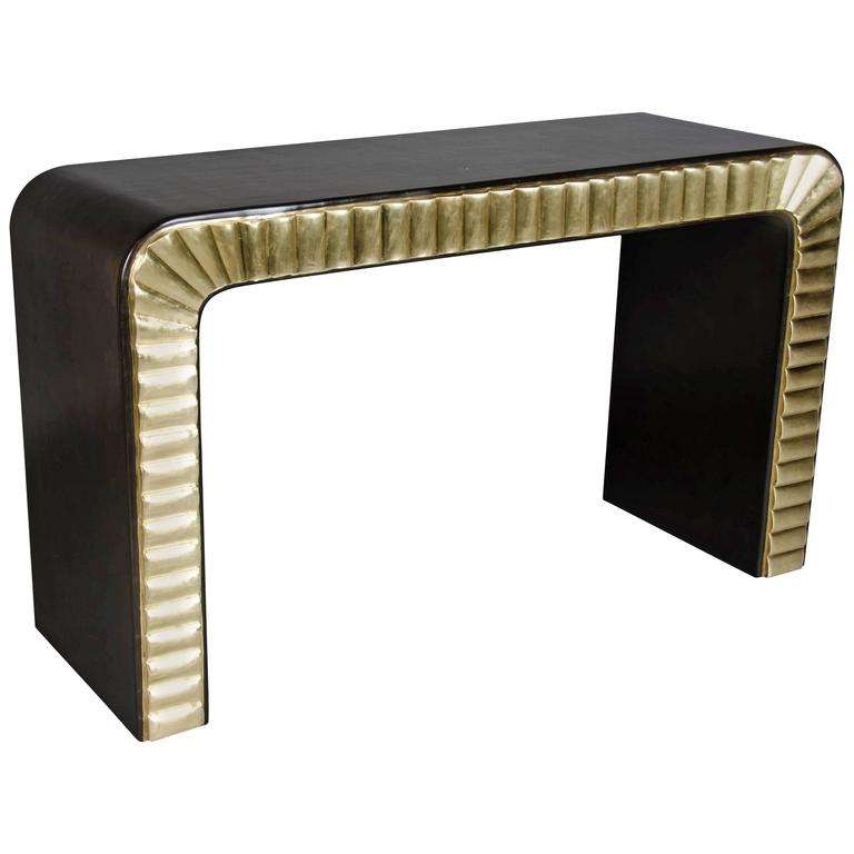 Deco Design Console by Robert Kuo, Limited Edition For Sale at 1stdibs