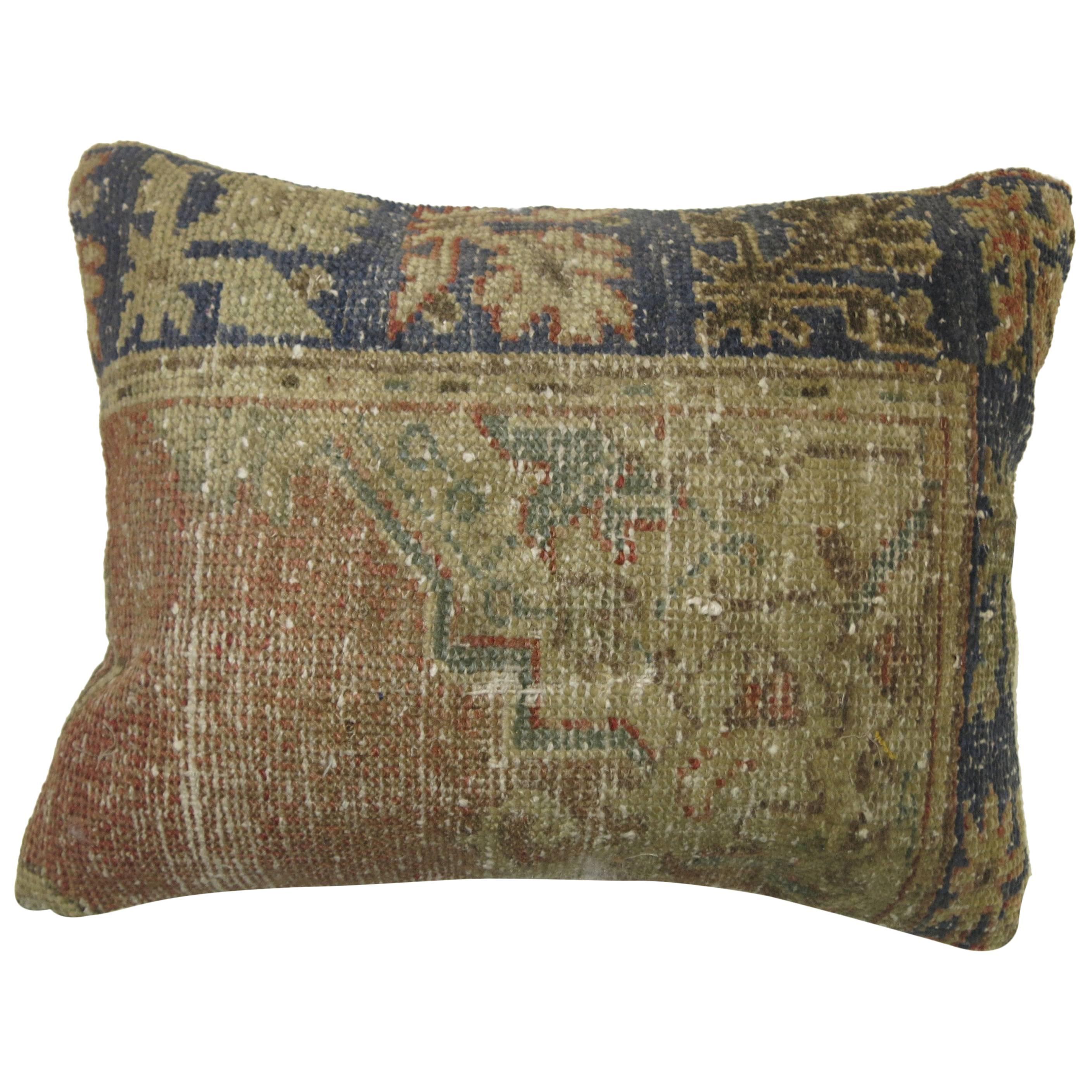 Shabby Chic Oushak Rug Pillow