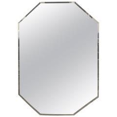 Mid-Century Modern Geometric Beveled Mirror 10