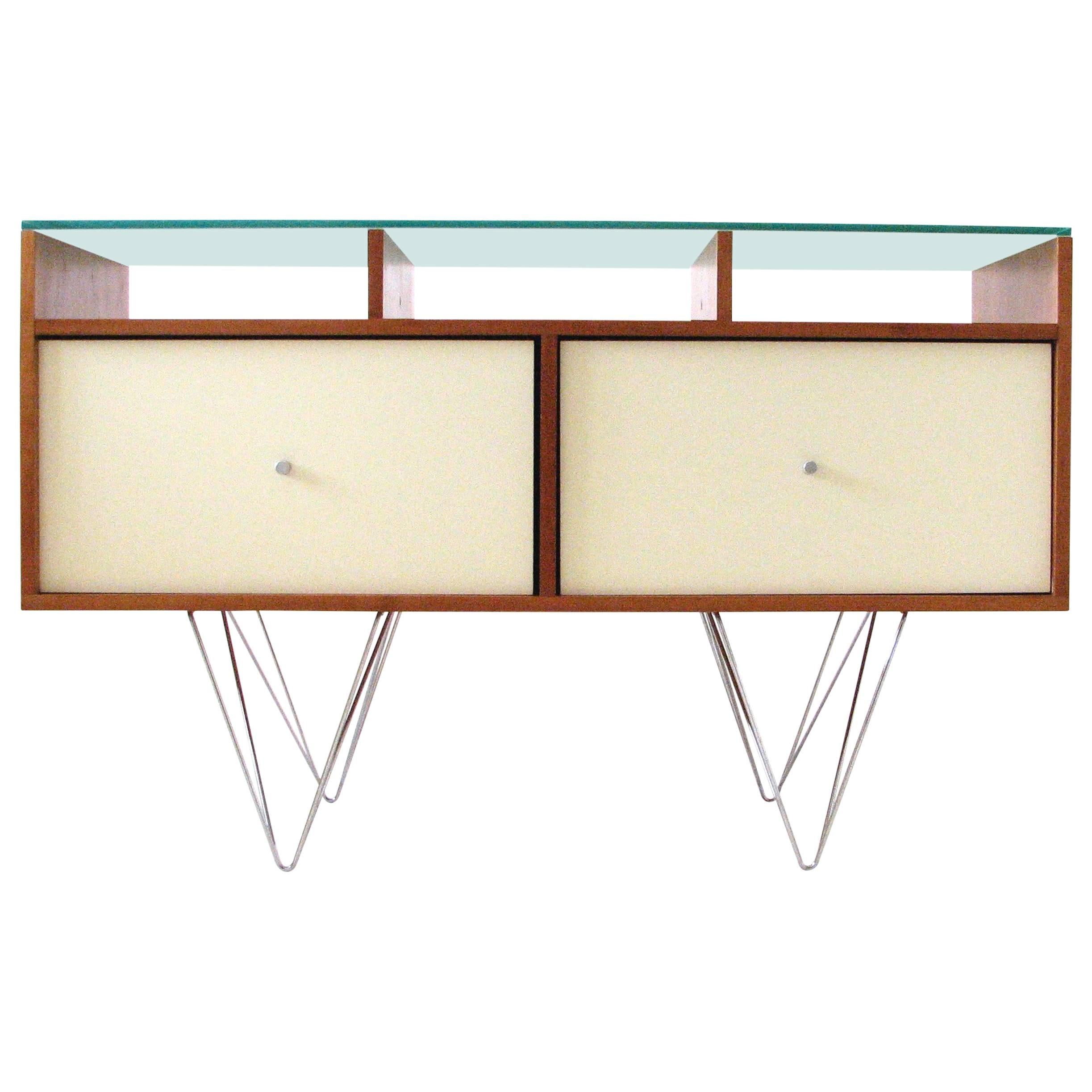 Glass Top Credenza or Bar Service by Bobo Modern Living