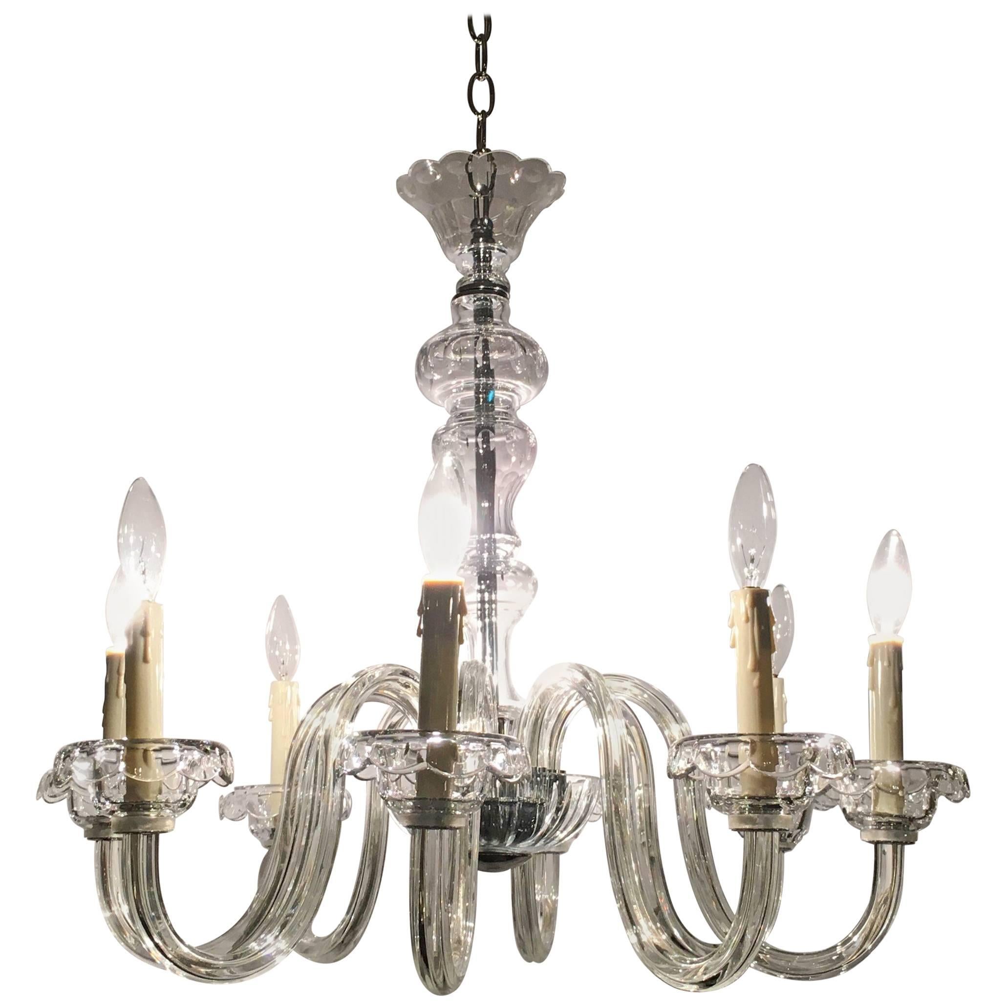 Traditional Georgian Style Crystal Chandelier