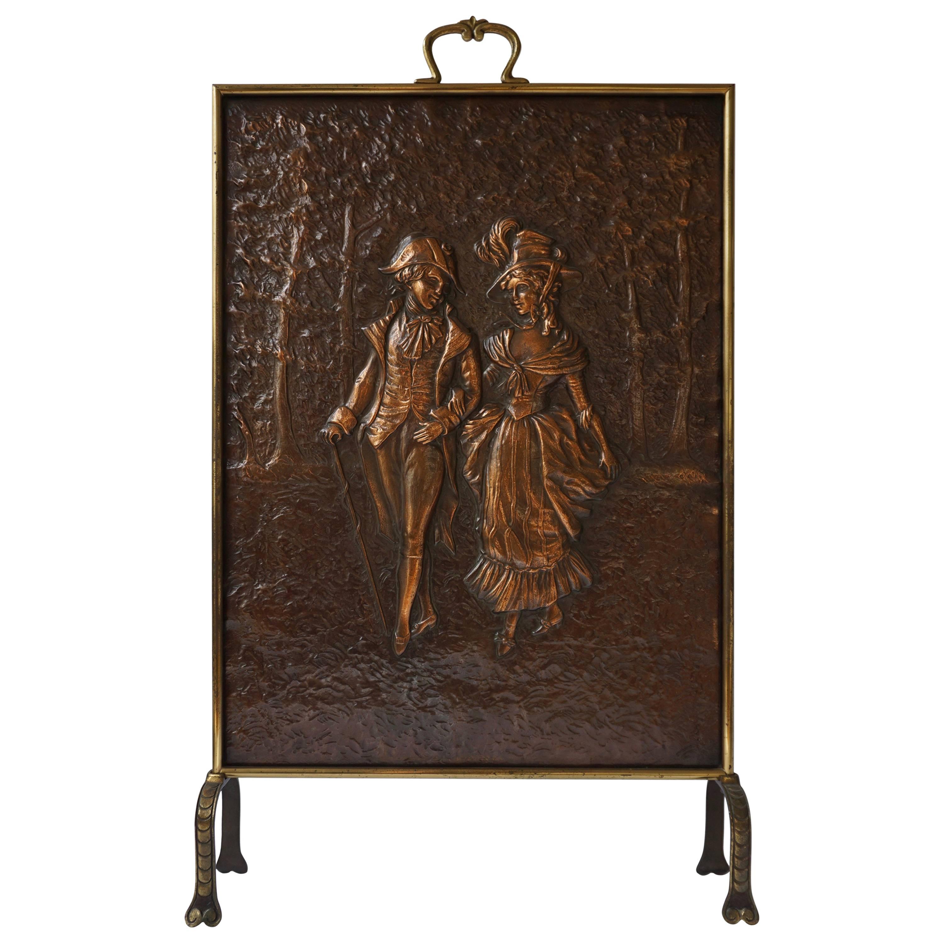 Copper Firescreen