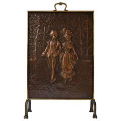 Copper Firescreen 12
