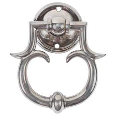 Massive Nickel Door Handle 1
