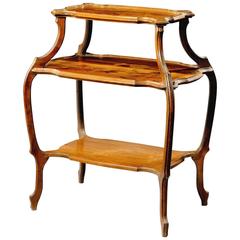 Emile Gallé, an Art Nouveau Sculpted Walnut Sitting Room Table 9
