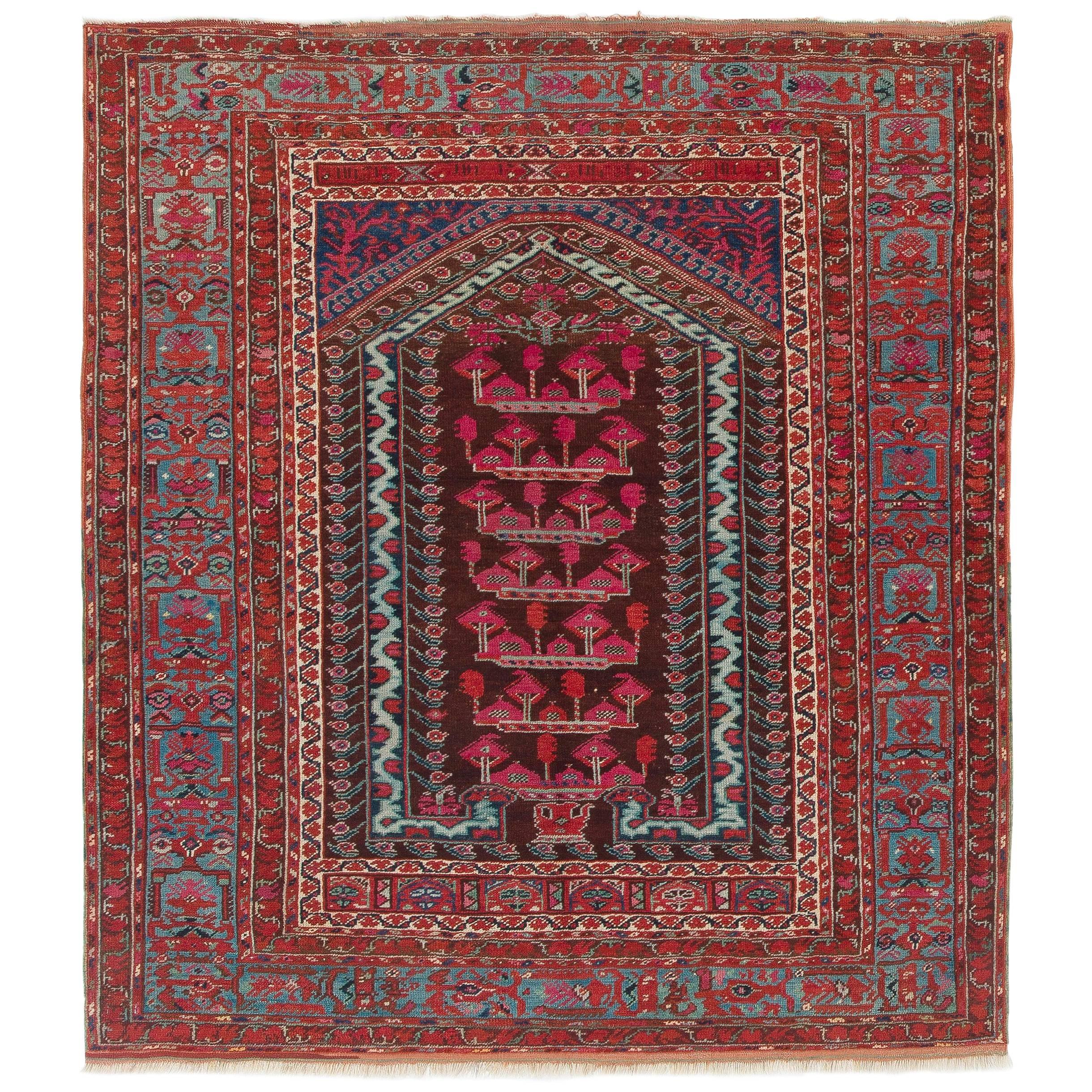 Antique West Anatolian Kula Rug, circa 1800