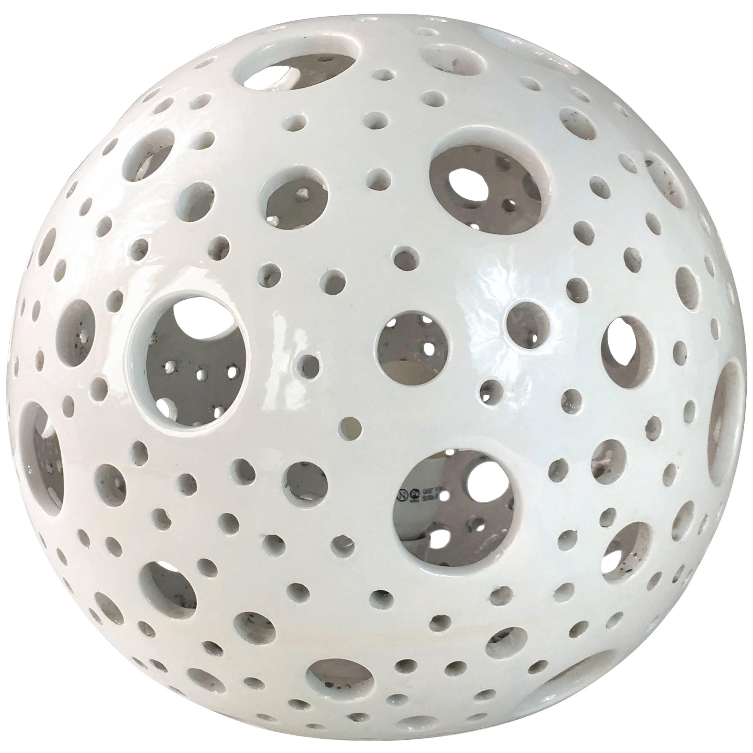 Ceramics Spherical Table Lamp