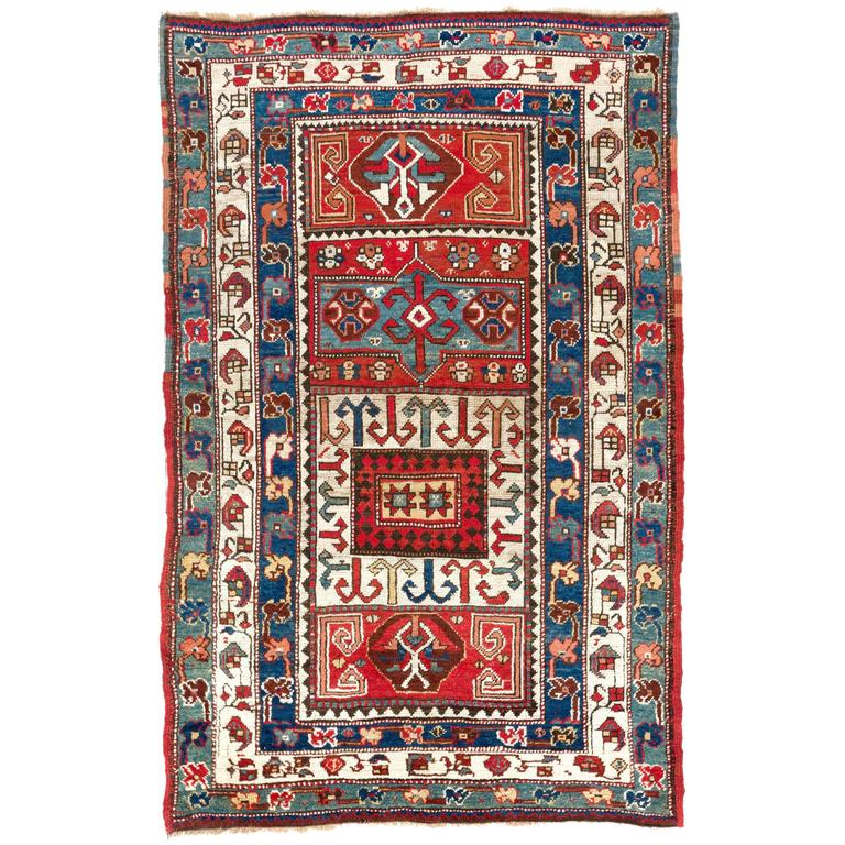 Antique Tribal Shahsavan Rug For Sale at 1stdibs