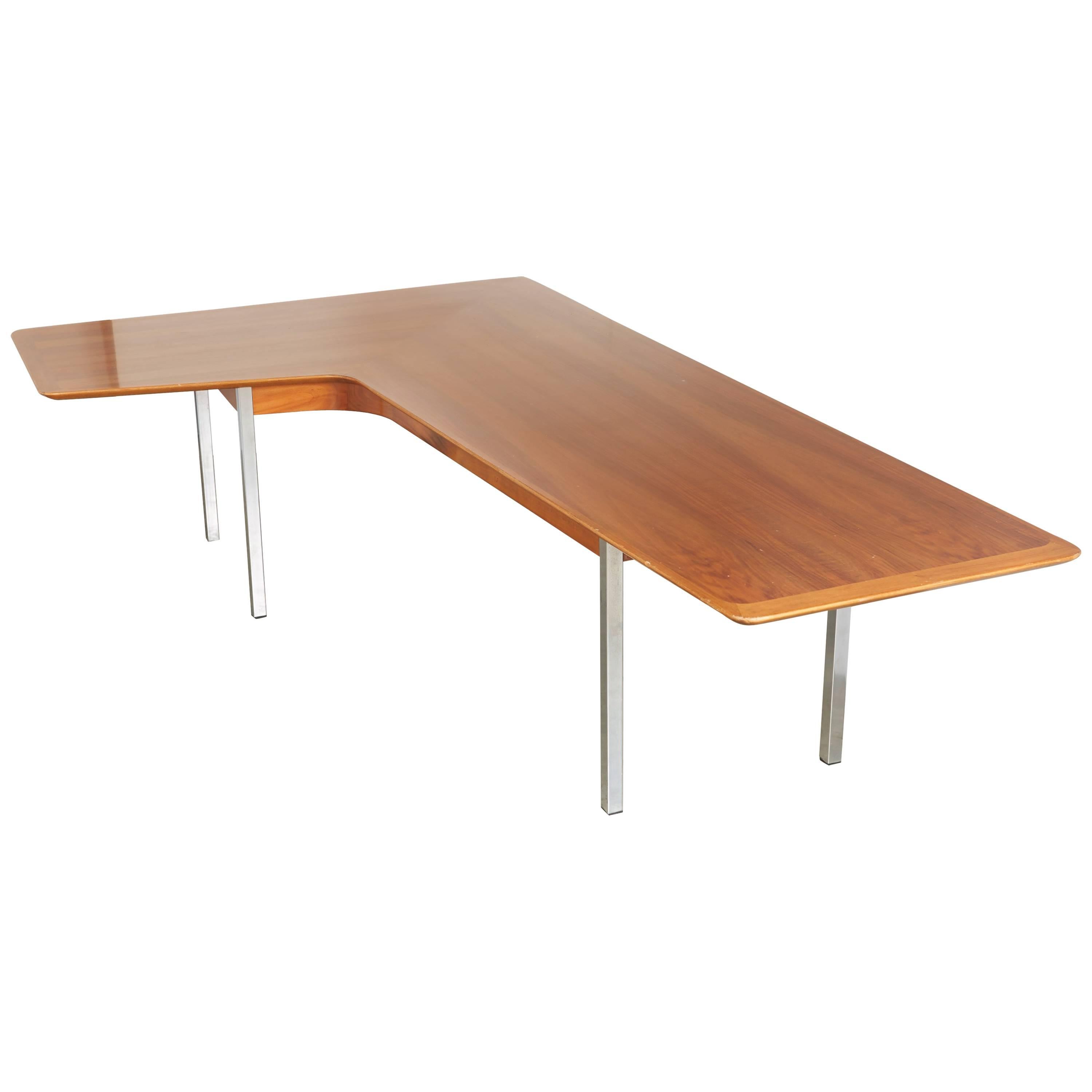 Swedish Mid-Century Modern Walnut Coffee Table Designed by Svante Skogh For Sale