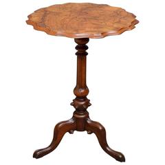 Victorian Figured Walnut Occasional Table