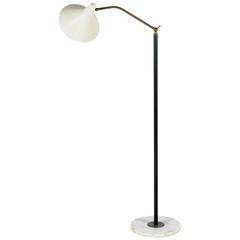 Italian Mid-Century Adjustable Standing Lamp