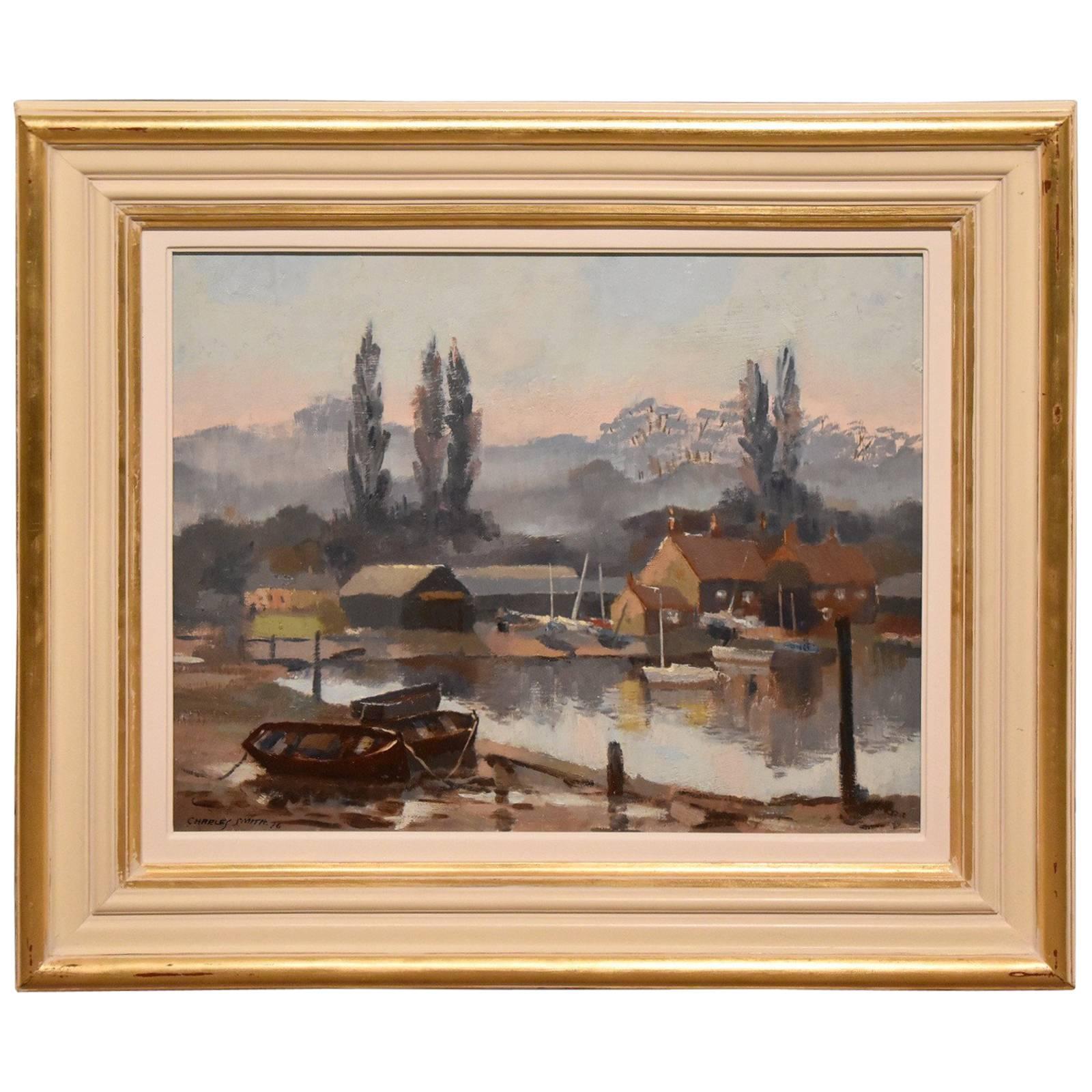 "A Devon Harbour" by Charles Smith For Sale