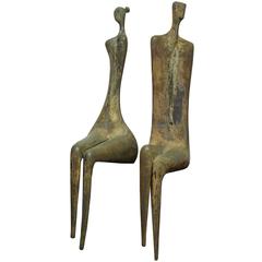 Lifesize Bronze Figures by Aharon Bezalel
