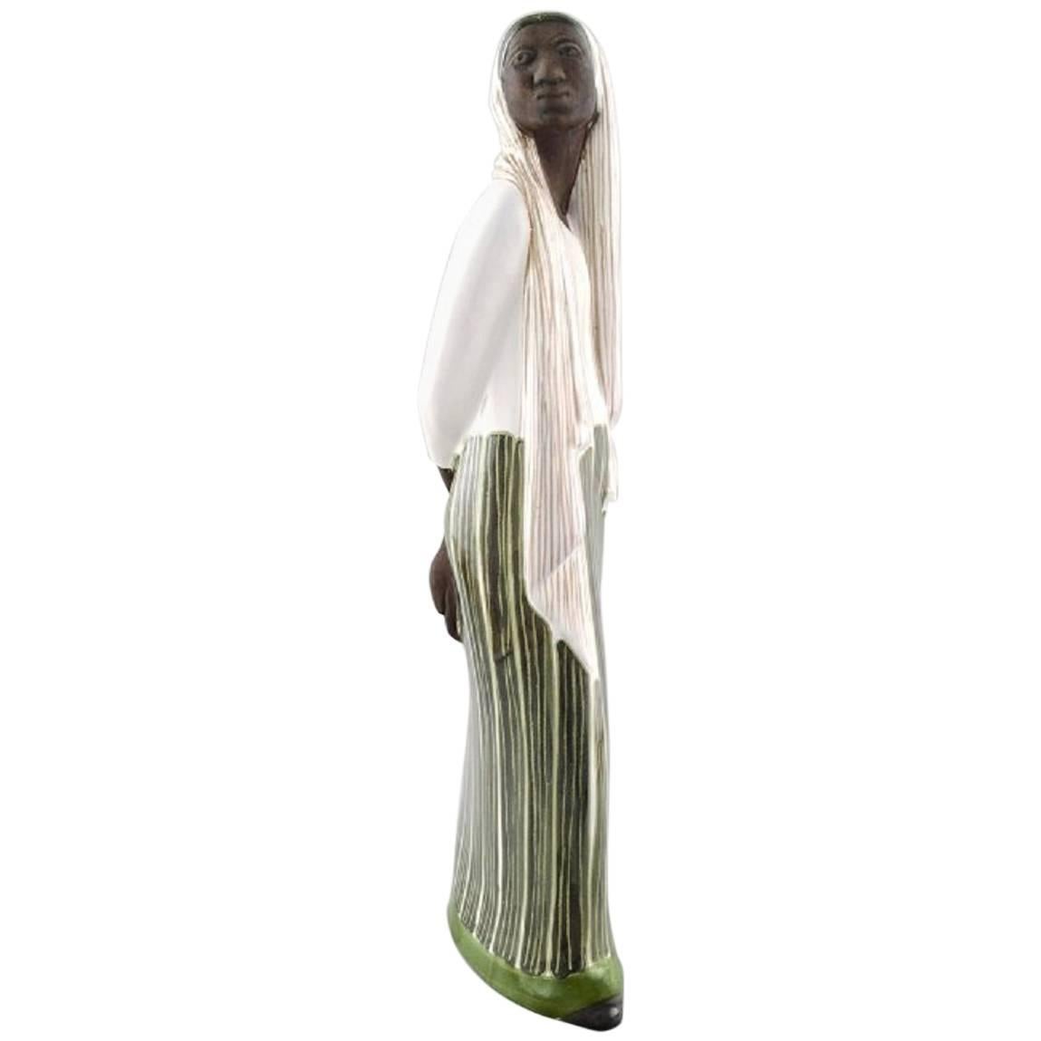 Mari Simmulson Figure, Ceramics, Upsala-Ekeby, Indonesian Woman For Sale