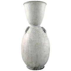 Rare Svend Hammershøi for Kähler, Denmark, Glazed Vase, 1930s