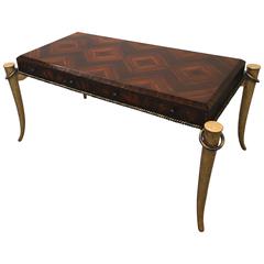 Stunning Gilt Tusk Desk by Maitland Smith