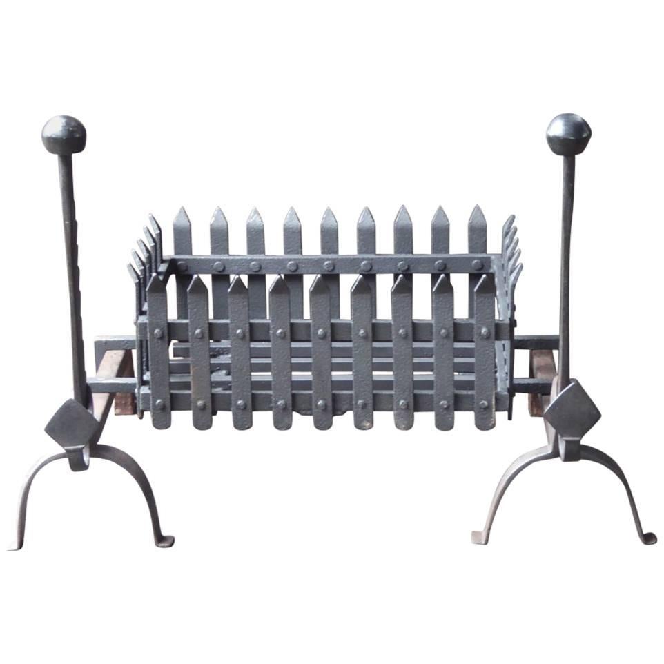 19th Century English Fire Grate or Fire Basket