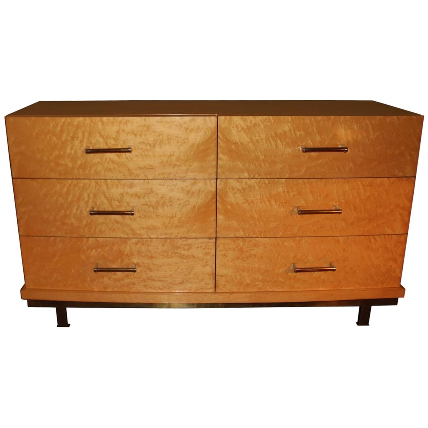 1970s Cedar Wood Chest of Drawers For Sale