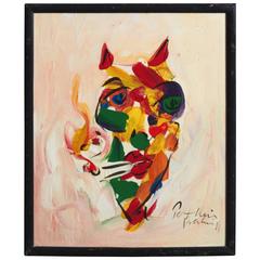 Peter Robert Keil, 'Small Devil', Oil on Board, Signed 3