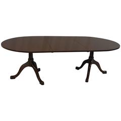 Kittinger Colonial Williamsburg Mahogany Dining Room Table
