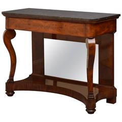 Elegant Regency Mahogany Console Table