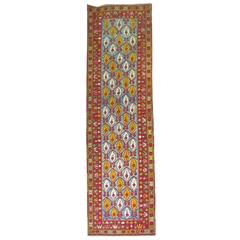 Bright Antique Turkish Melas Runner 5
