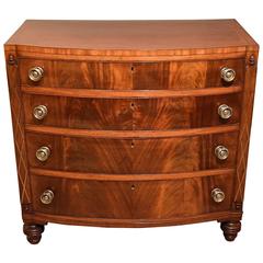 Good Regency Brass Inlaid Chest of Drawers
