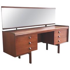 1970s Mid-Century White and Newton Teak Dressing Table