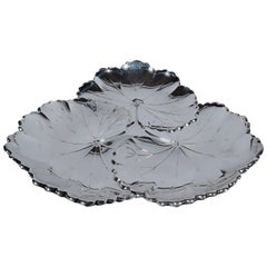 Reed & Barton Sterling Silver Lily Pad Bowl